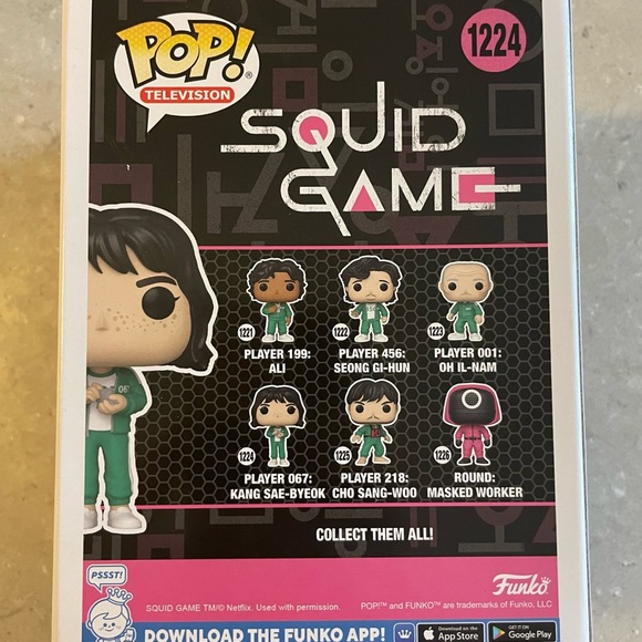 Funko POP! TV: Netflix Squid Game - Player 067: Kang Sae-byeok #1224 BNIB - Picture 4 of 8